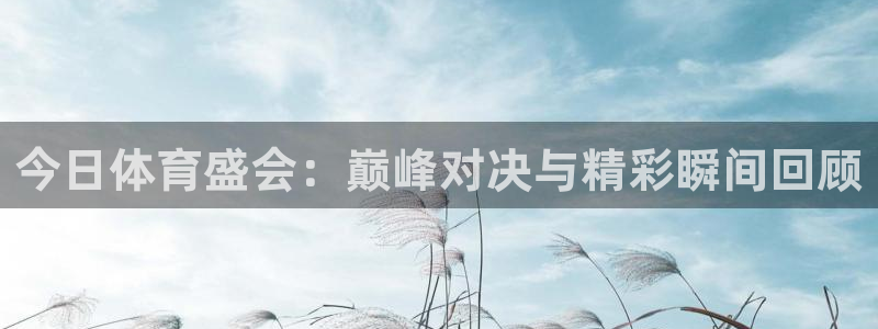 飞速体育：今日体育盛会：巅峰对决与精彩瞬间回顾